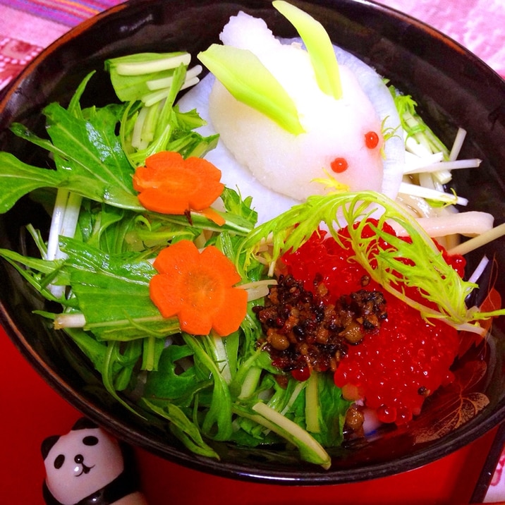 雪兎と南天の真冬にぶっかけうどん レシピ 作り方 By 嵯峨 恭也 楽天レシピ 雪兎と南天の真冬にぶっかけうどん レシピ 作り方 By 嵯峨 恭也 楽天レシピ